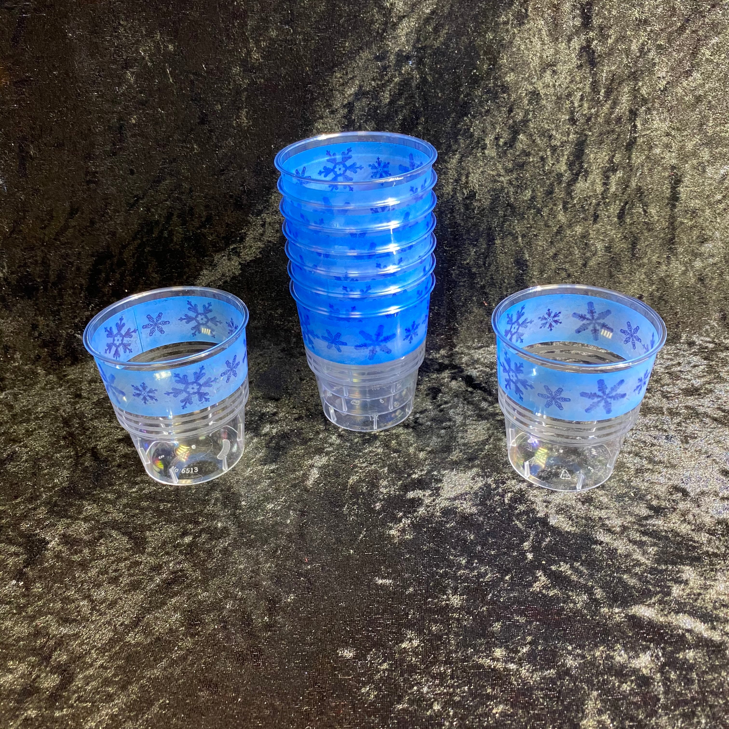 10 gobelets cristal 20cl flocons