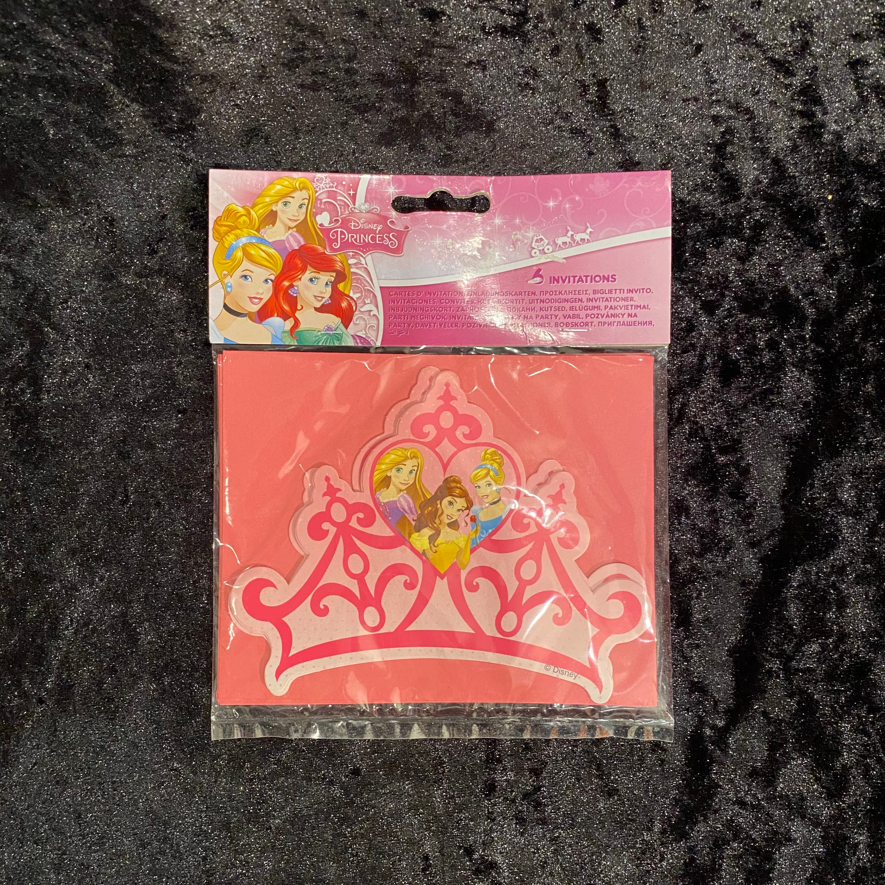 Pack Anniversaire Disney Princess – 6 enfants (PRÊT POUR LE WEEK-END)